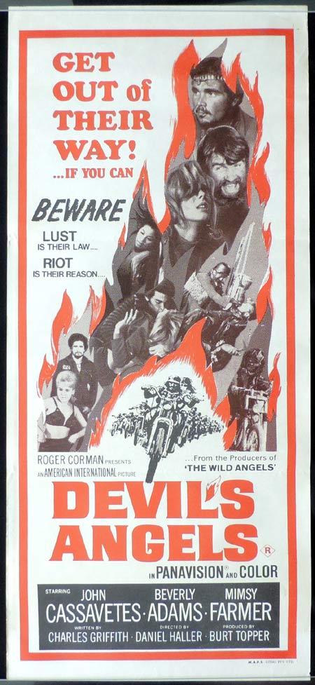 DEVIL’S ANGELS Original Daybill Movie Poster Motorcycle Biker