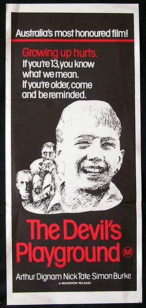 THE DEVIL’S PLAYGROUND Daybill Movie Poster 1976 Fred Schepisi