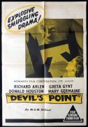 DEVIL'S POINT One Sheet Movie Poster Richard Arlen Devil's Harbor