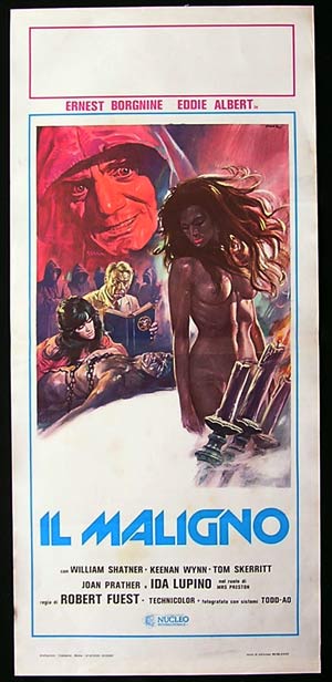 THE DEVILS RAIN Original Locandina Movie Poster Burgess Meredith William Shatner