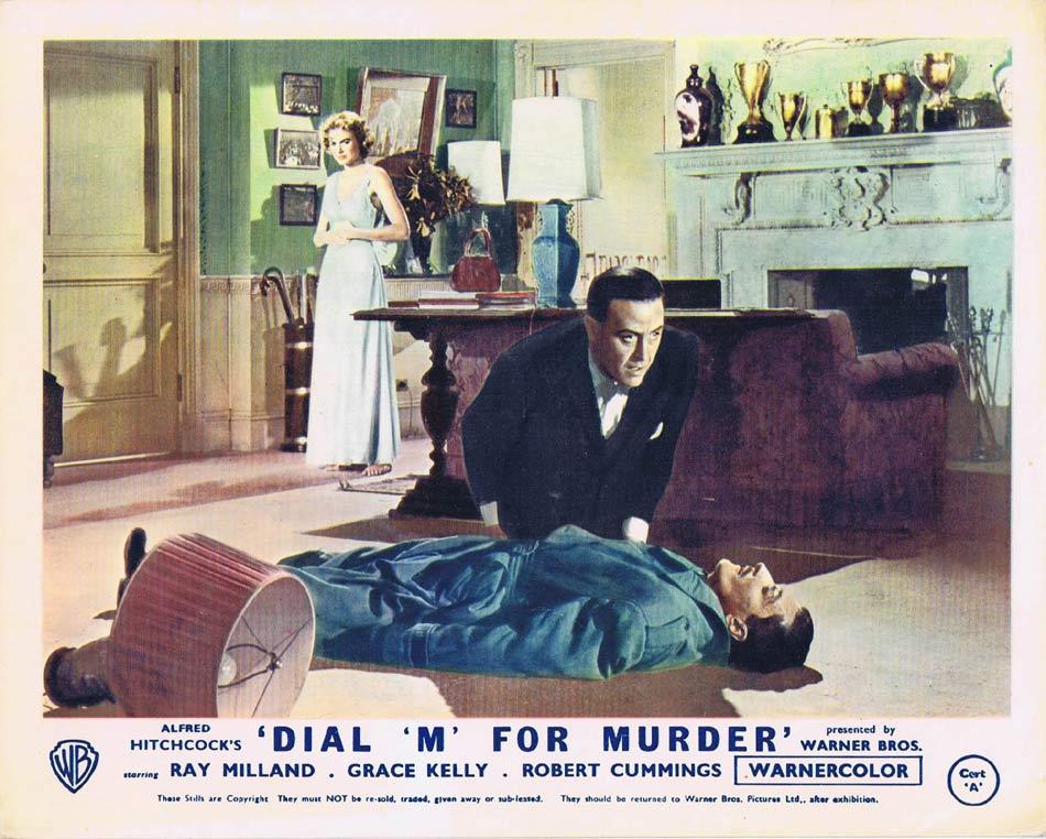 DIAL M FOR MURDER Front of House Movie Still 7 1954 8 x 10 Grace Kelly Alfred Hitchcock