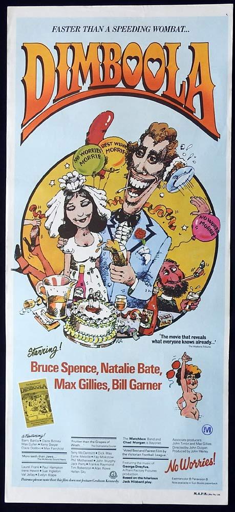 DIMBOOLA Original Daybill movie poster Bruce Spence Max Gillies