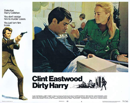 DIRTY HARRY Lobby Card 4 1971 Clint Eastwood