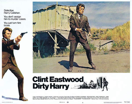 DIRTY HARRY Lobby Card 6 1971 Clint Eastwood