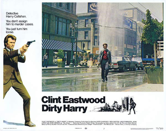 DIRTY HARRY Lobby Card 7 1971 Clint Eastwood