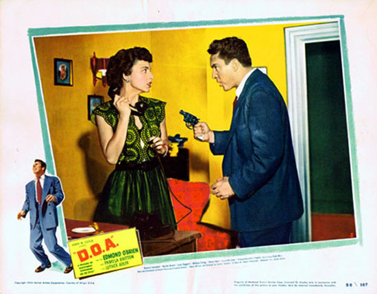 D.O.A 1950 Edmond O’Brien Film Noir VINTAGE US Lobby Card 3