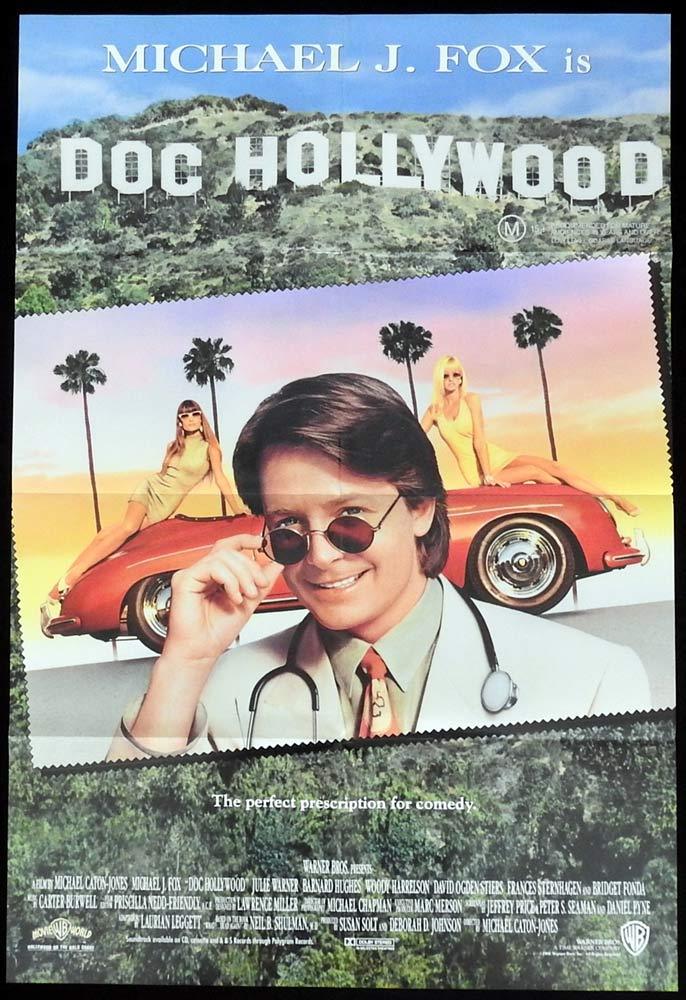 DOC HOLLYWOOD One sheet Movie Poster Michael J. Fox