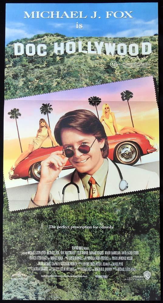 DOC HOLLYWOOD Daybill Movie Poster Michael J. Fox