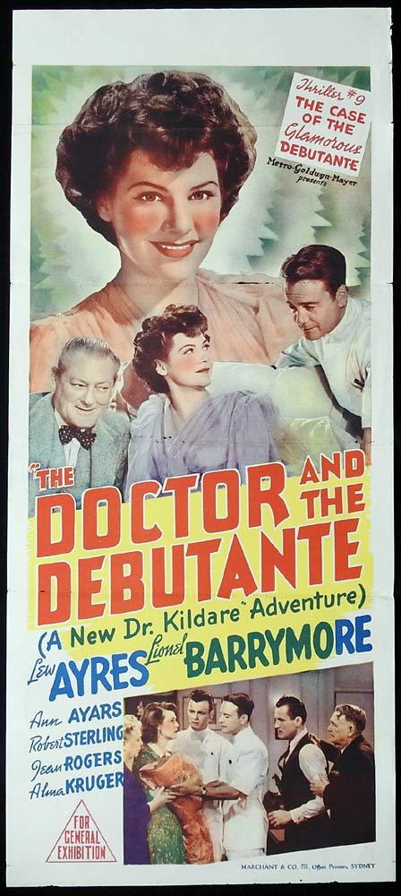 THE DOCTOR AND THE DEBUTANTE aka DR KILDARE’S VICTORY Original Daybill Movie Poster
