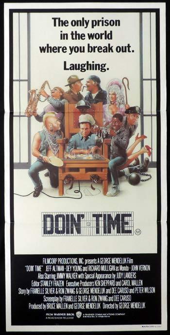 DOIN TIME Daybill Movie poster Richard Mulligan