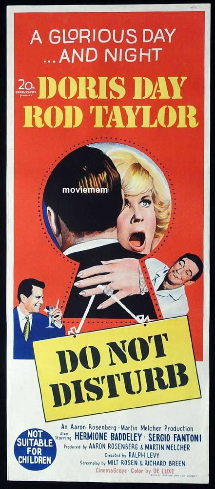 DO NOT DISTURB Original Daybill Movie Poster Doris Day Rod Taylor
