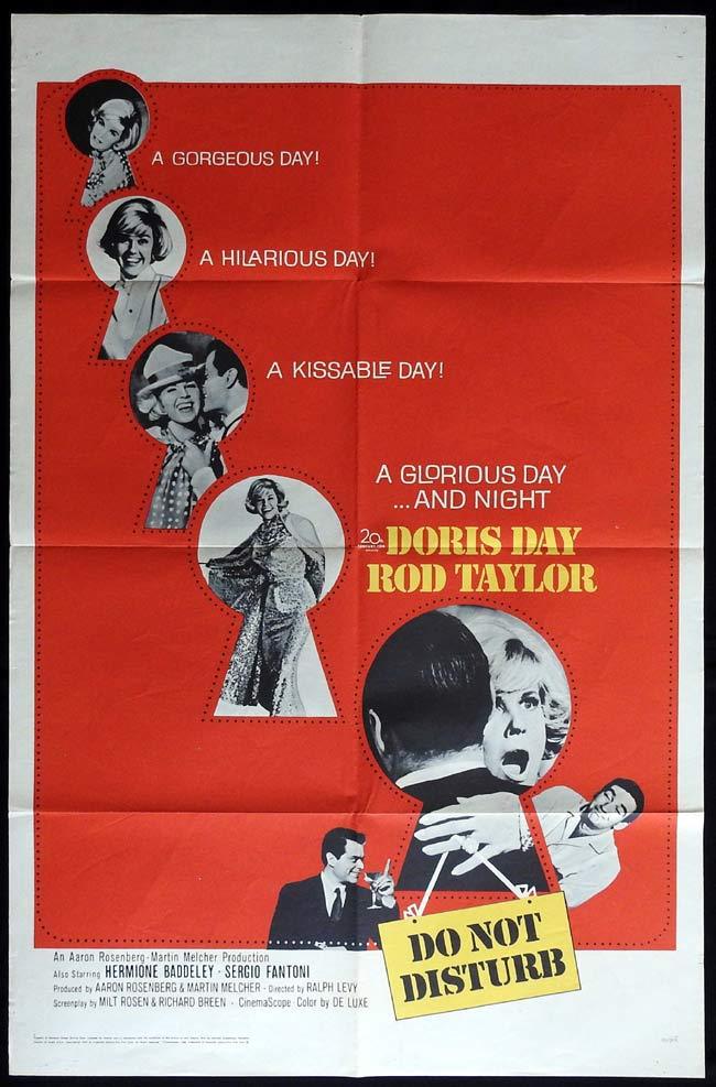 DO NOT DISTURB Original US One sheet Movie Poster Doris Day Rod Taylor