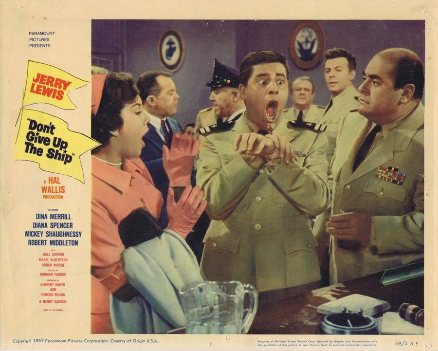 DON’T GIVE UP THE SHIP Lobby Card 7 Jerry Lewis