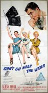 DON'T GO NEAR THE WATER Original 3 Sheet Movie Poster Glenn Ford