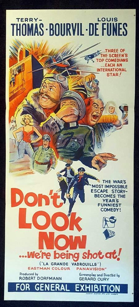 DONT LOOK NOW… WHERE BEING SHOT AT Daybill Movie poster La Grande Vadrouille