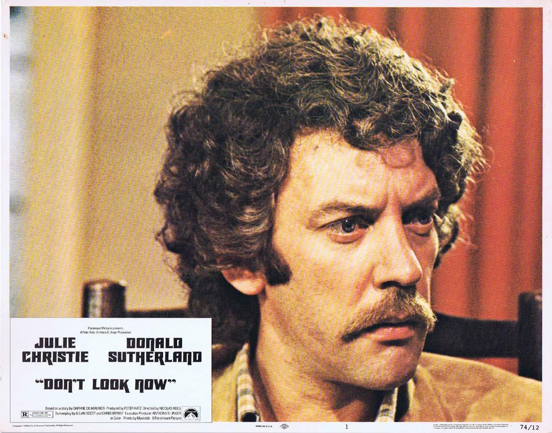 DONT LOOK NOW Lobby Card 1 Donald Sutherland Julie Christie