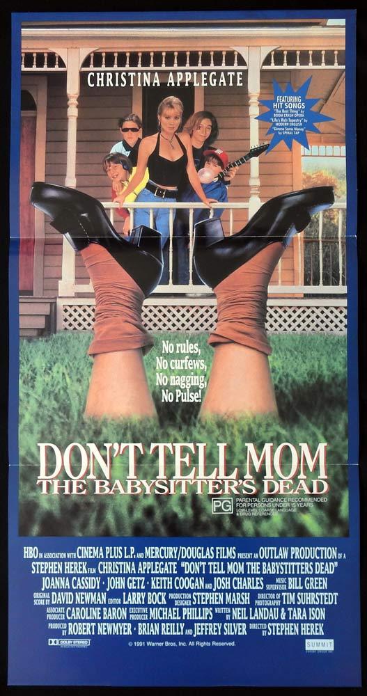 DON’T TELL MOM THE BABYSITTERS DEAD 1991 daybill poster