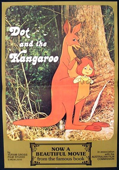 DOT AND THE KANGAROO 1977 Rare Australian Mini Daybill Movie poster