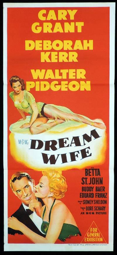 DREAM WIFE Original Daybill Movie Poster Cary Grant Deborah Kerr