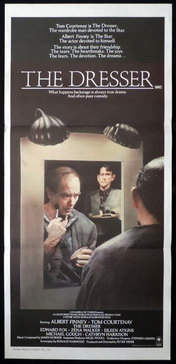 THE DRESSER Daybill Movie poster Tom Courtenay
