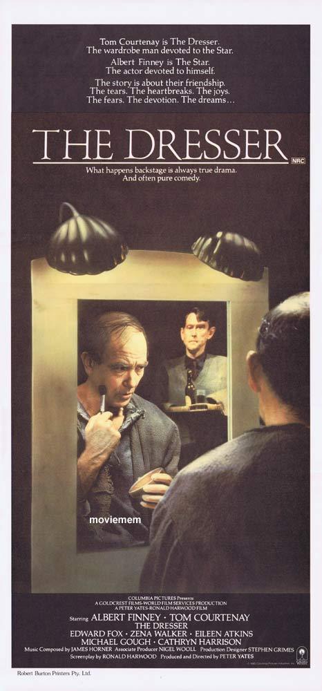 THE DRESSER Original Daybill Movie poster Albert Finney Tom Courtenay