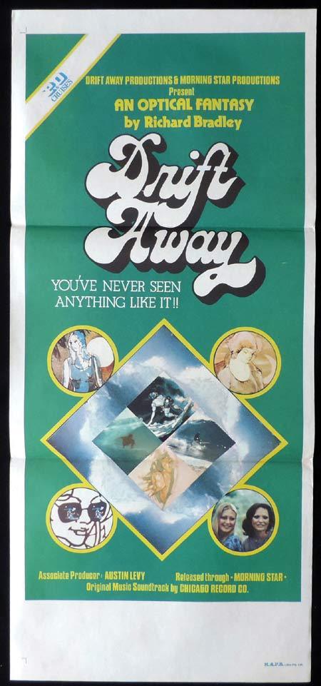 DRIFT AWAY Original Daybill Movie Poster Surfing Film