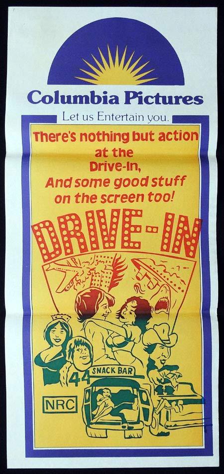 DRIVE IN Original Columbia Stock daybill Movie Poster