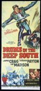 DRUMS IN THE DEEP SOUTH Original Daybill Movie poster