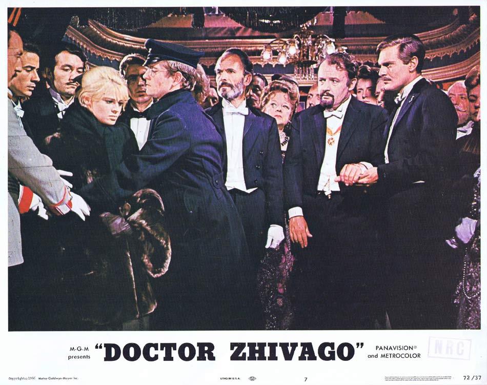 DR ZHIVAGO Lobby Card 7 1972r Julie Christie Omar Sharif
