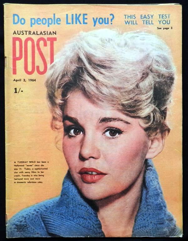 Australasian Post Magazine April 2nd 1964 Tuesday Weld Cover