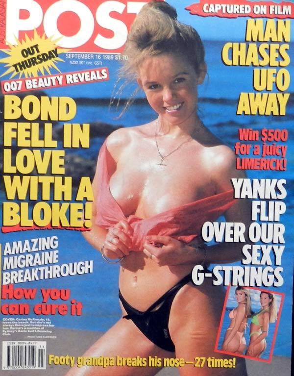 Australasian Post Magazine Sept 16 1989 James Bond Girl Sex Change