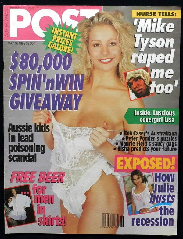 Australasian Post Magazine May 18 1992 Nurse Tells: Mike Tyson Rape