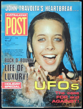 Australasian Post Magazine Aug 10 1978 John Travolta – UFO feature