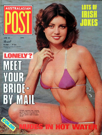 Australasian Post Magazine June 28 1979 Karen Pini Bikini Cover