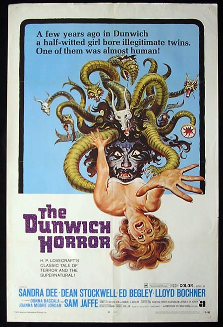 DUNWICH HORROR, The ’70-H.P.Lovecraft Original US One sheet poster