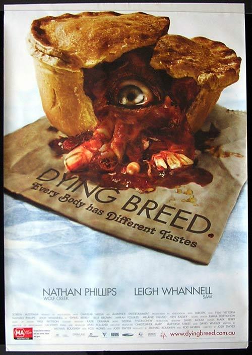 DYING BREED Movie poster 2008 Leigh Whannell Australian Cinema One sheet