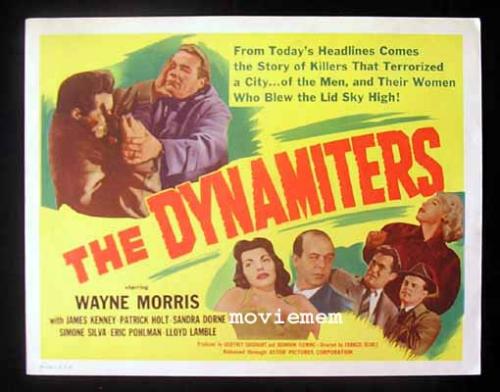 THE DYNAMITERS Wayne Morris Rare Title Lobby Card