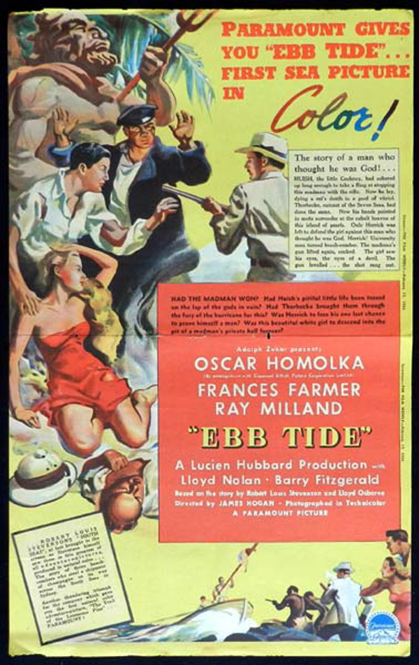 EBB TIDE 1938 Oscar Homolka VINTAGE Original Movie Trade Ad