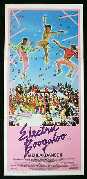 BREAKIN’ 2: ELECTRIC BOOGALOO 1984 Breakdance Daybill Movie poster