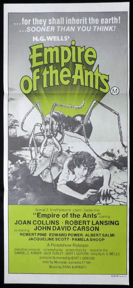 EMPIRE OF THE ANTS Original Daybill Movie Poster Joan Collins Sci Fi
