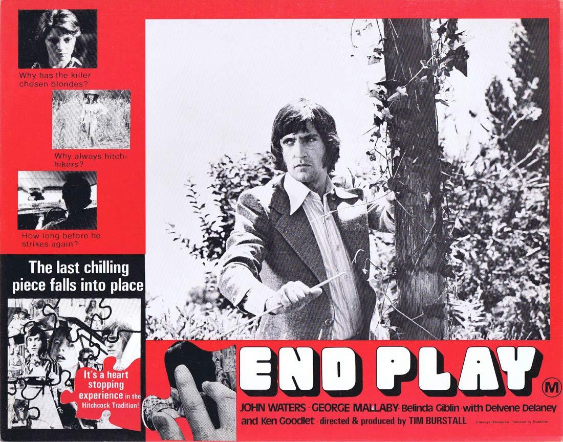 END PLAY Original Lobby Card 1 John Waters George Mallaby