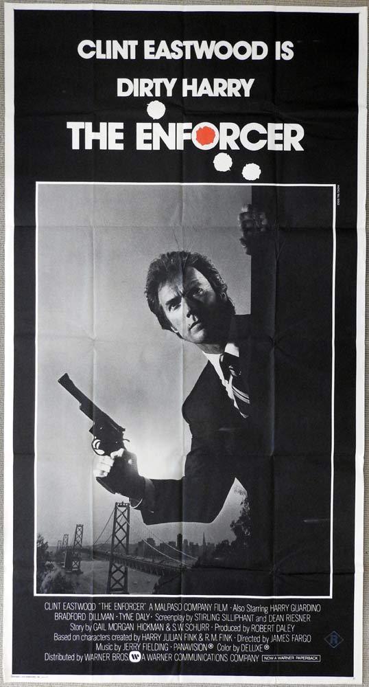 THE ENFORCER Original 3 Sheet Movie Poster Clint Eastwood Dirty Harry