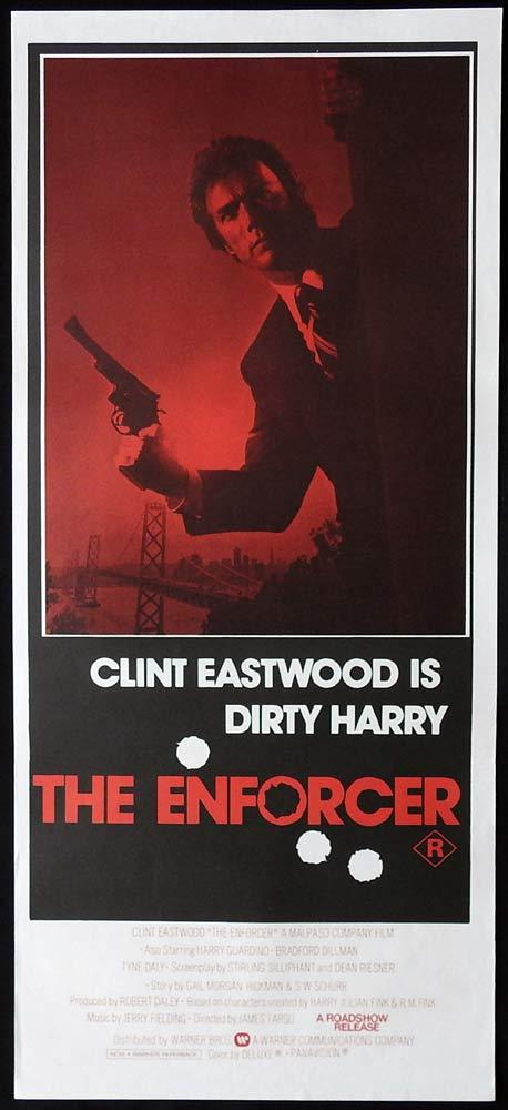THE ENFORCER Original Daybill Movie poster Clint Eastwood as Dirty Harry