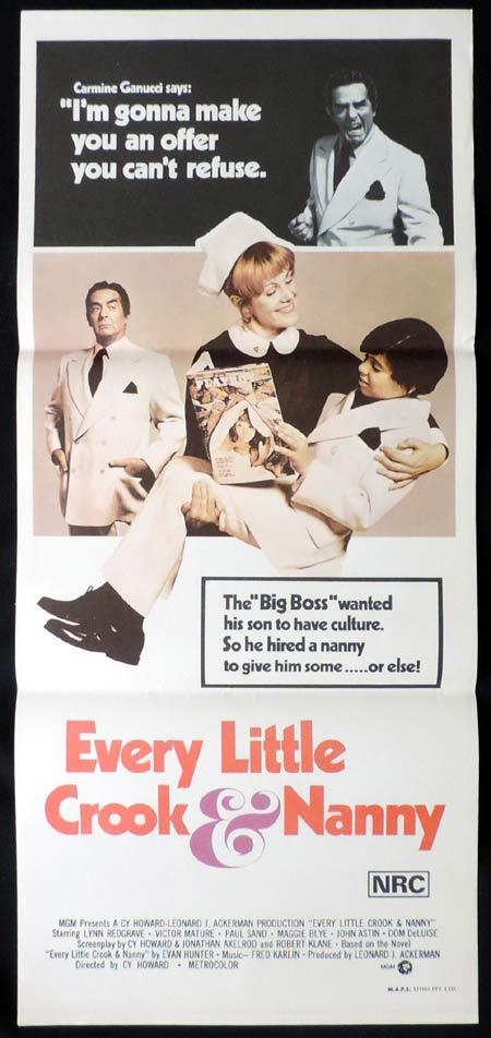 EVERY LITTLE CROOK AND NANNY Original Daybill Movie Poster Victor Mature