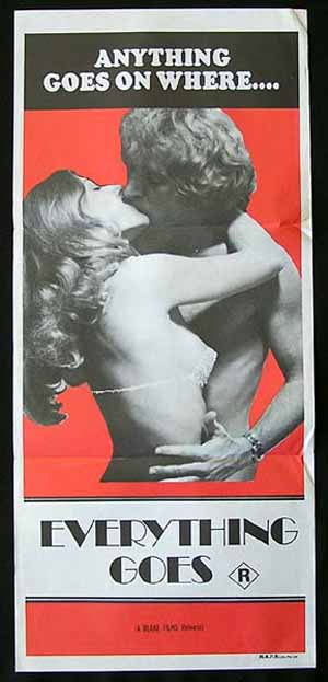 EVERYTHING GOES ’70s Original -Sexploitation poster