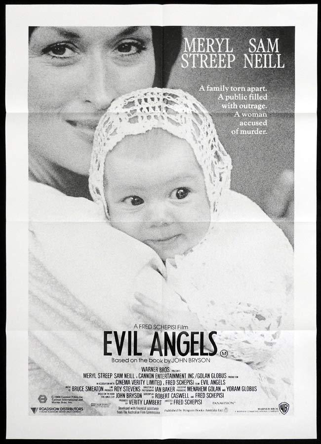 EVIL ANGELS One sheet Movie poster Meryl Streep as Lindy Chamberlain