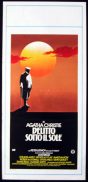 EVIL UNDER THE SUN Original Locandina Movie Poster Agatha Christie