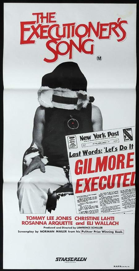 THE EXECUTIONERS SONG Original Daybill Movie Poster Tommy Lee Jones Christine Lahti Rosanna Arquette