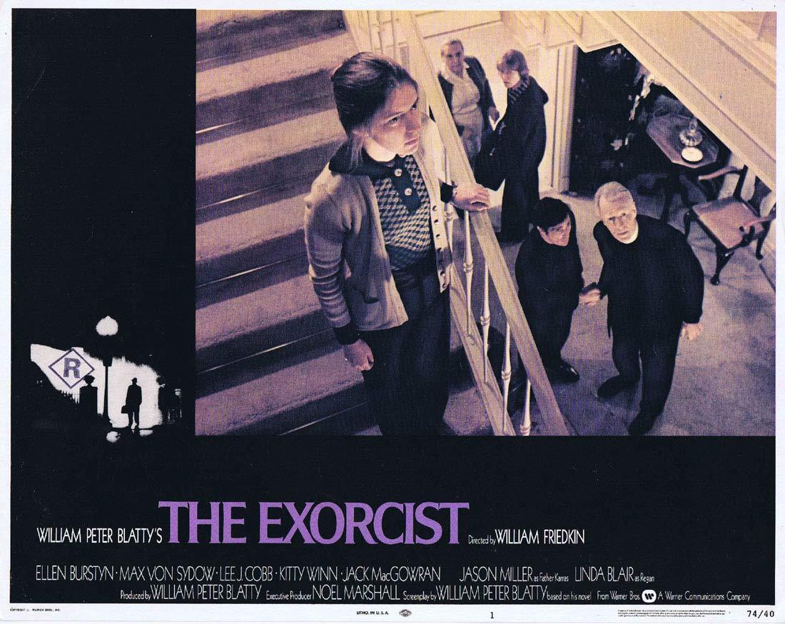 THE EXORCIST Original Lobby Card 1 Linda Blair Horror