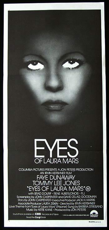 EYES OF LAURA MARS Original Daybill Movie Poster Faye Dunaway